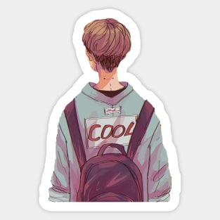 Aesthetic Anime Sticker